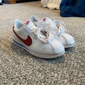 Nike Cortez blue and red